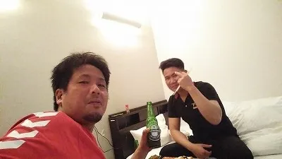 作業後飲み